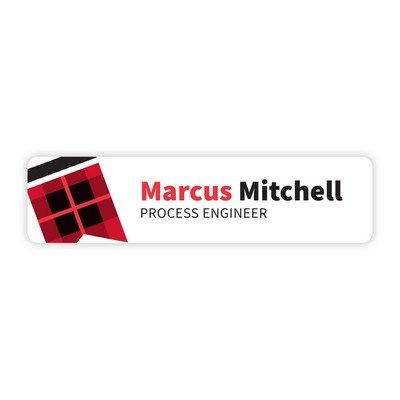 UV Full-Color Nameplate (8"x2") Spectrum Series (60mil) - No personalization included